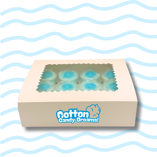 12 Pack - Blue Raspberry Flavor Cotton Candy