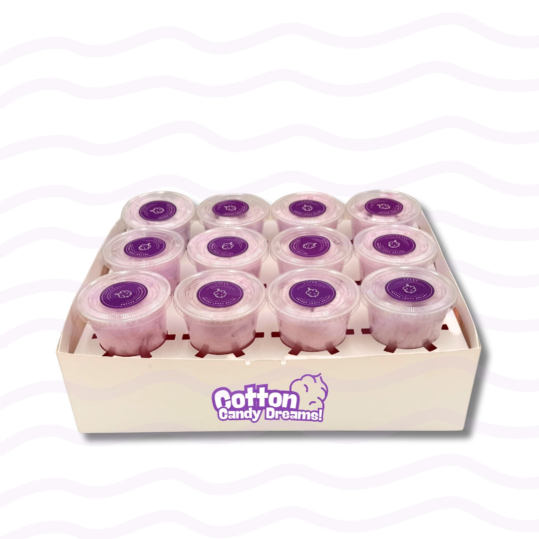 12 Pack -Grape Flavor Cotton Candy