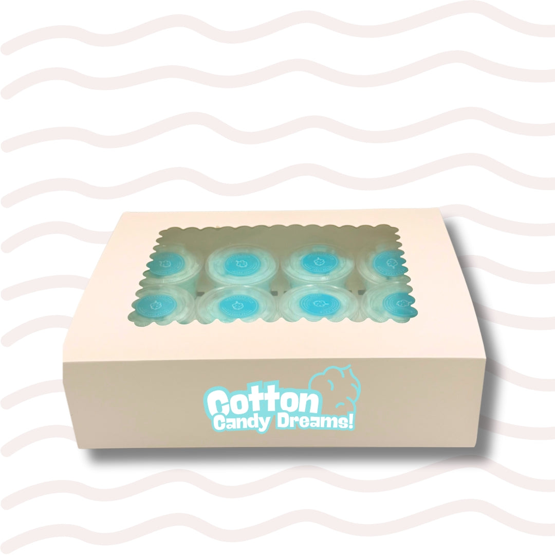 12 Pack - Blue Raspberry Flavor Cotton Candy